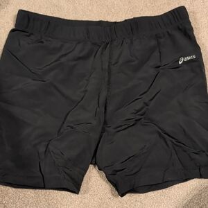 Asics Jet Black Performance Shorts
